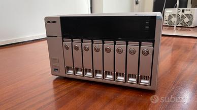 NAS QNAP TVS-863-8G esp. 16 Gb con 8 HDx6 Tb (=48)