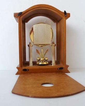 Elegante orologio da tavolo legno pendolo a sfere
