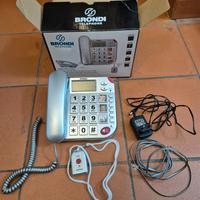 Telefono fisso senior Brondi Superbravo con SOS