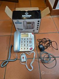 Telefono fisso senior Brondi Superbravo con SOS