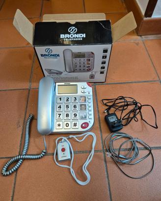 Telefono fisso senior Brondi Superbravo con SOS