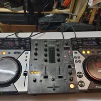 Pioneer consolle cdj 400 e mixer djm 400