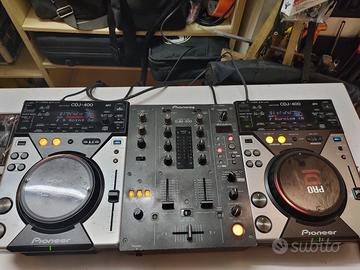 Pioneer consolle cdj 400 e mixer djm 400