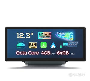 RADIO GPS ANDROID 13 AUDI Q3 12.3" 4GB+64GB