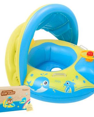 Canottino gonfiabile con protezione sole