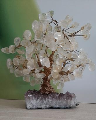 Albero in Cristalli (Ametista e Quarzo ialino)