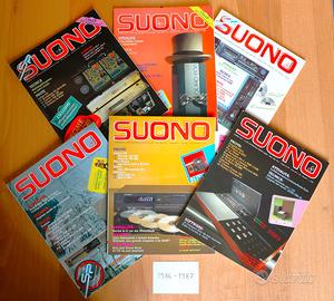 Rivista Suono stereo HI-FI annate 1986 e 1987
