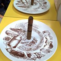 Ceramica GIEN Piatto vassoio "Les fromages"