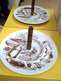 Ceramica GIEN Piatto vassoio "Les fromages"