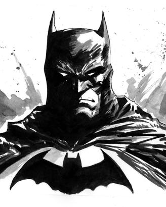 disegno a china batman 