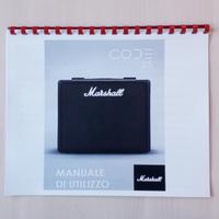 Manuale in italiano marshall code 25