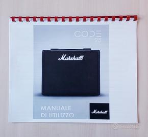 Manuale in italiano marshall code 25