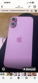 I phone 16 plus rosa 128 gb