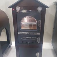 Forno clementi legna gas hybrid barbecue fiera