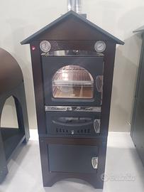 Forno clementi legna gas hybrid barbecue fiera