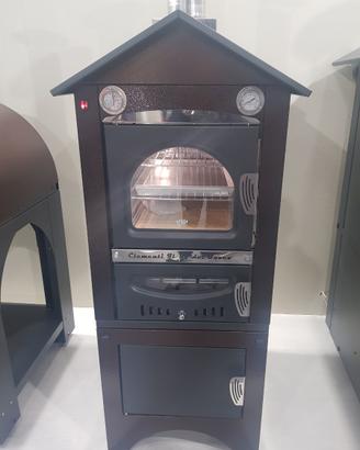 Forno clementi legna gas hybrid barbecue fiera