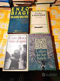 LOTTO 4 LIBRI ENZO BIAGI COME NUOVO  Un anno una v