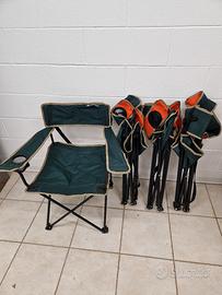 sedie pieghevoli da campeggio