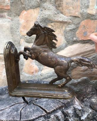 Fermalibri vintage Cavallo Impennato
