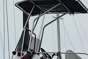 T-TOP ALLUMINIO PER CONSOLLE OCEANSOUTH USATO