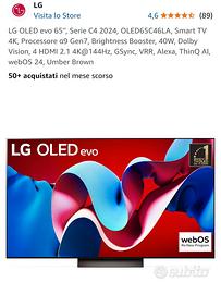 TV OLED 65 LG C4