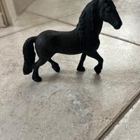 Schleich cavallo frisone nero Vecchio modello