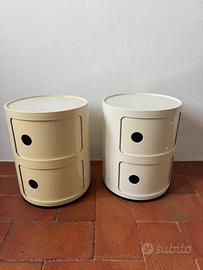 Coppia di comodini Kartell vintage – design anni ’