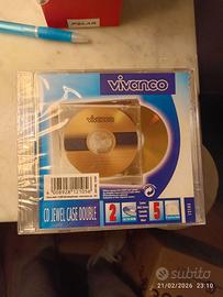Set 5 Custodie CD Doppie VIVANCO