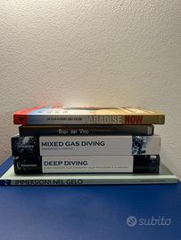 Libri subacquea e dvd vari