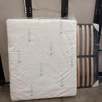 Rete a doghe + materasso in memory foam 160x190