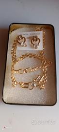 set collana braciale e orecchini
