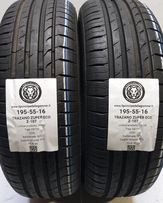 2 GOMME 195 55 16 TRAZANO A56126