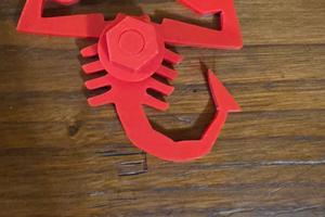 logo abarth paraurti posteriore fiat 500stampa 3d