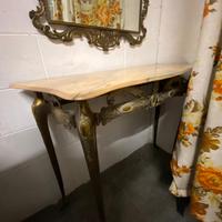 Consolle con specchio vintage