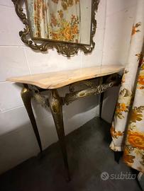 Consolle con specchio vintage