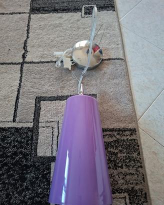 lampadario vetro cameretta