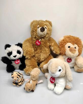 Lotto 6 peluche Trudi 