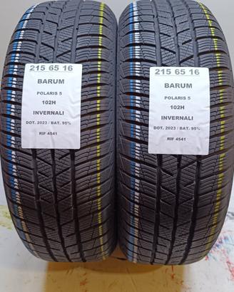 2 GOMME 215 65 16 BARUM INV RIF4541