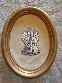 quadro angioletto argento