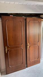 Porte interne legno noce 74 x H210 con sopraluce