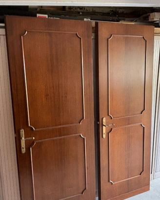 Porte interne legno noce 74 x H210 con sopraluce