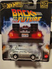 DeLorean Hot Wheels Premium Ritorno Futuro - Nuova
