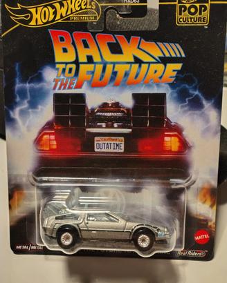 DeLorean Hot Wheels Premium Ritorno Futuro - Nuova