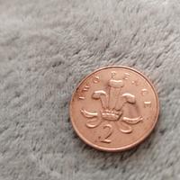 moneta 2 Pence Regina Elisabetta 2000