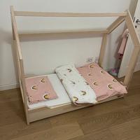 Lettino Montessori a casetta linea Liberty  Picci
