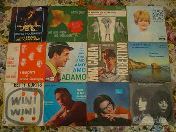 Lotto 45 giri 7 pollici Anni 60 e 70