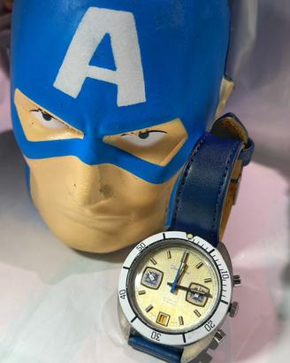 Cronografo vintage svizzero jumbo 39mm