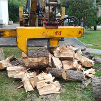 Spaccalegna per escavatore