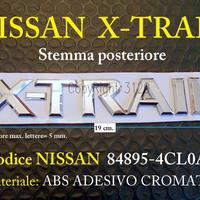 NISSAN XTRAIL Stemma posteriore Emblema in ABS NEW