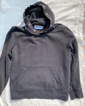 Felpa nera Calvin Klein Uomo M ottime condizoni